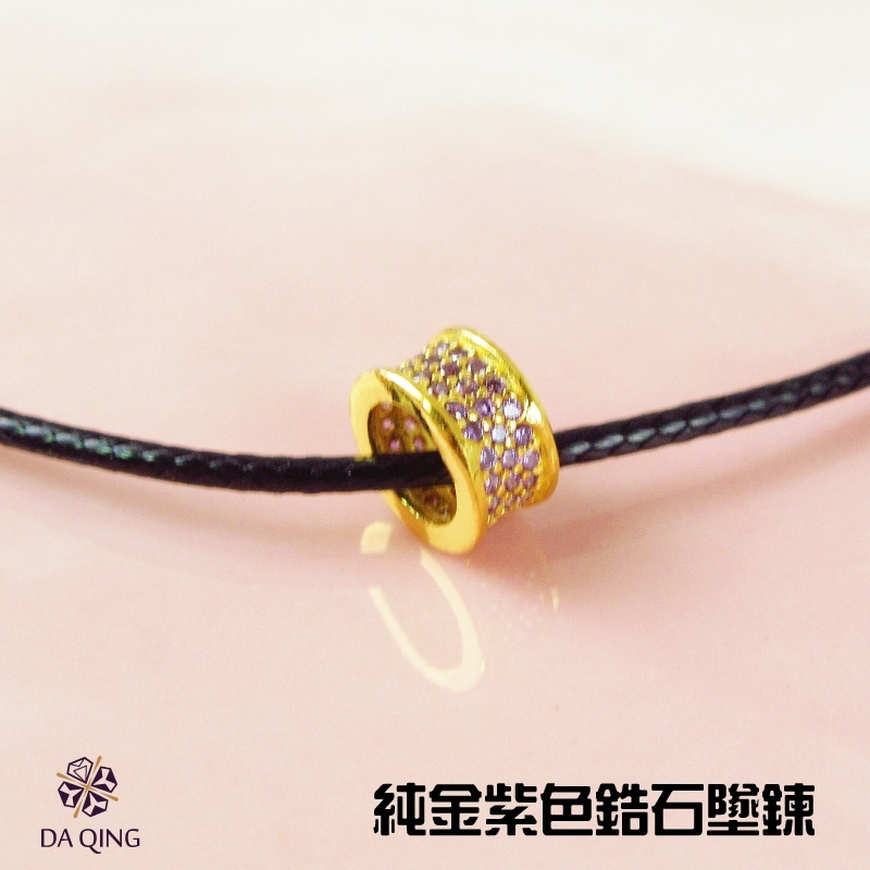 純金圓環墜子